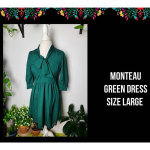 MONTEAU | BEAUTIFUL GREEN DRESS